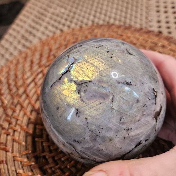 Rainbow Labradorite  Natural (Real) decor centerpiece - Picture 4 of 8